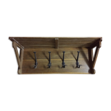 Coatrack in wood and iron