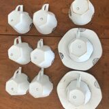 Tasses en porcelaine LT marque deposée