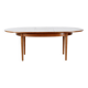 Table extensible oblongue en teck du milieu du siècle. Style vintage moderne/danois/rétro.