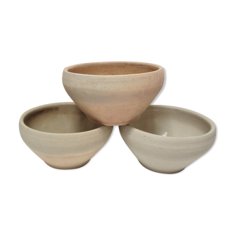 Three ceramic bowls