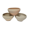 Three ceramic bowls