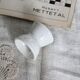 Antique diabolo egg cup in white earthenware