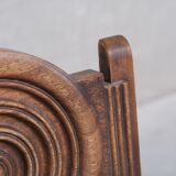 6 chaises de salle à manger en chêne déco