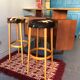 Duo of vintage bar stools