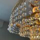 Vintage Crystal Tassel Cascade Chandelier