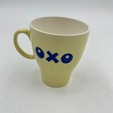 Pale yellow oxo mug