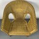 Fauteuil Gondole en rotin