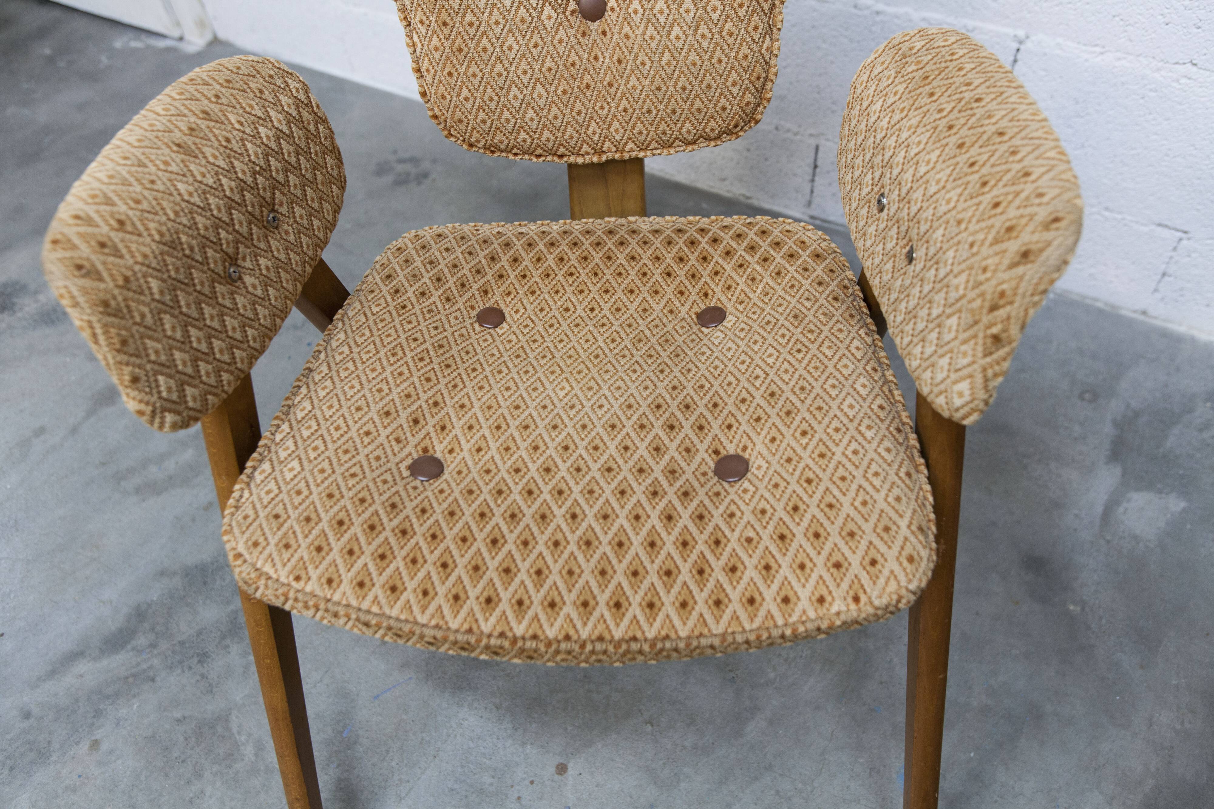 Pair of Lounge chairs by Roger Landault, ABC edition, 1950.