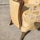 Fauteuil bergere Louis XV peint avec coussin amovible