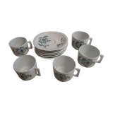 Coffee cups Bernardaud porcelain from Limoges