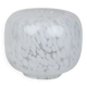 Vase or photophore white spotted