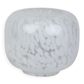 Vase or photophore white spotted