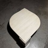 Travertine coffee table