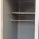 Vintage metal locker with 2 doors