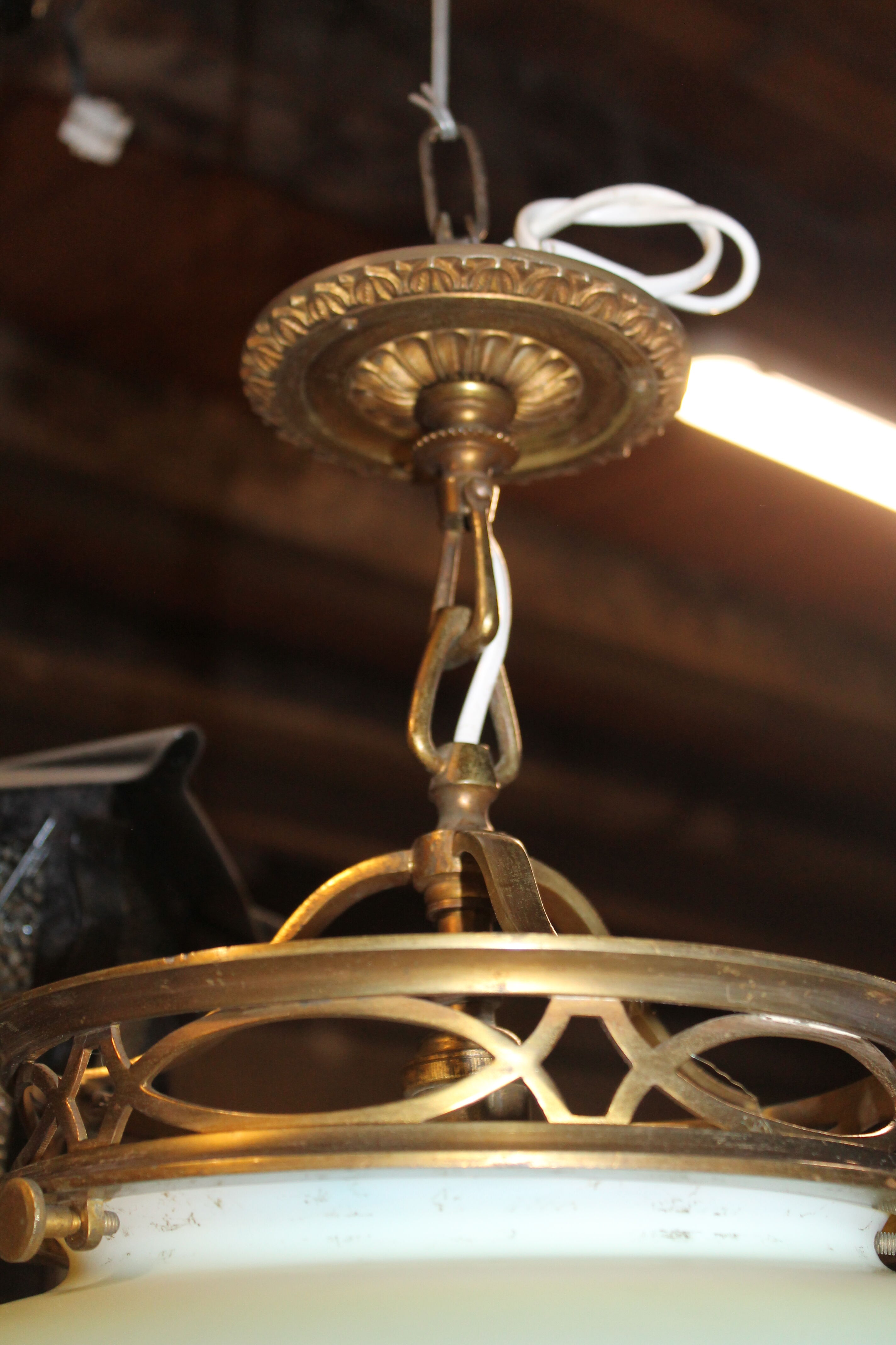Art Nouveau hanging lamp