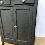 Black vintage Parisian sideboard