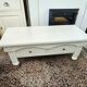 Stylish Country-Style Coffee Table (Antique White) – Great Condition