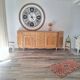 Low buffet in solid cherry wood renovated – Louis XV style – 250 cm