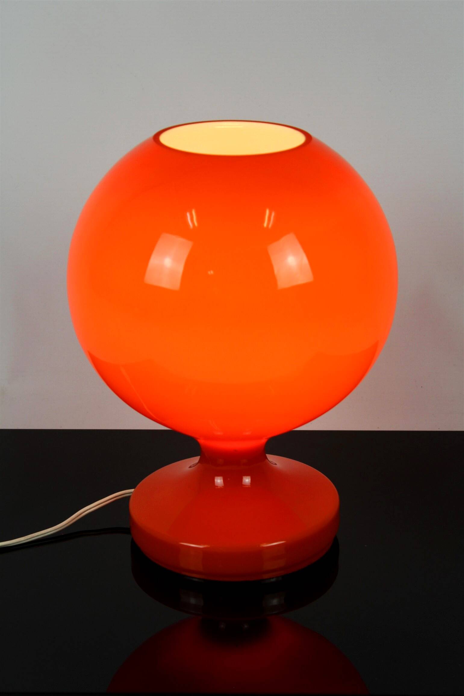 Vintage Glass Table Lamp by Stepan Tabery for Opp Jihlava, 1970s