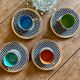 Set of 4 vintage cups Pralognan de Salins