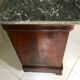 Commode XIXe Louis Philippe marbre sainte anne et noyer