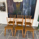 6 scandinavian chairs