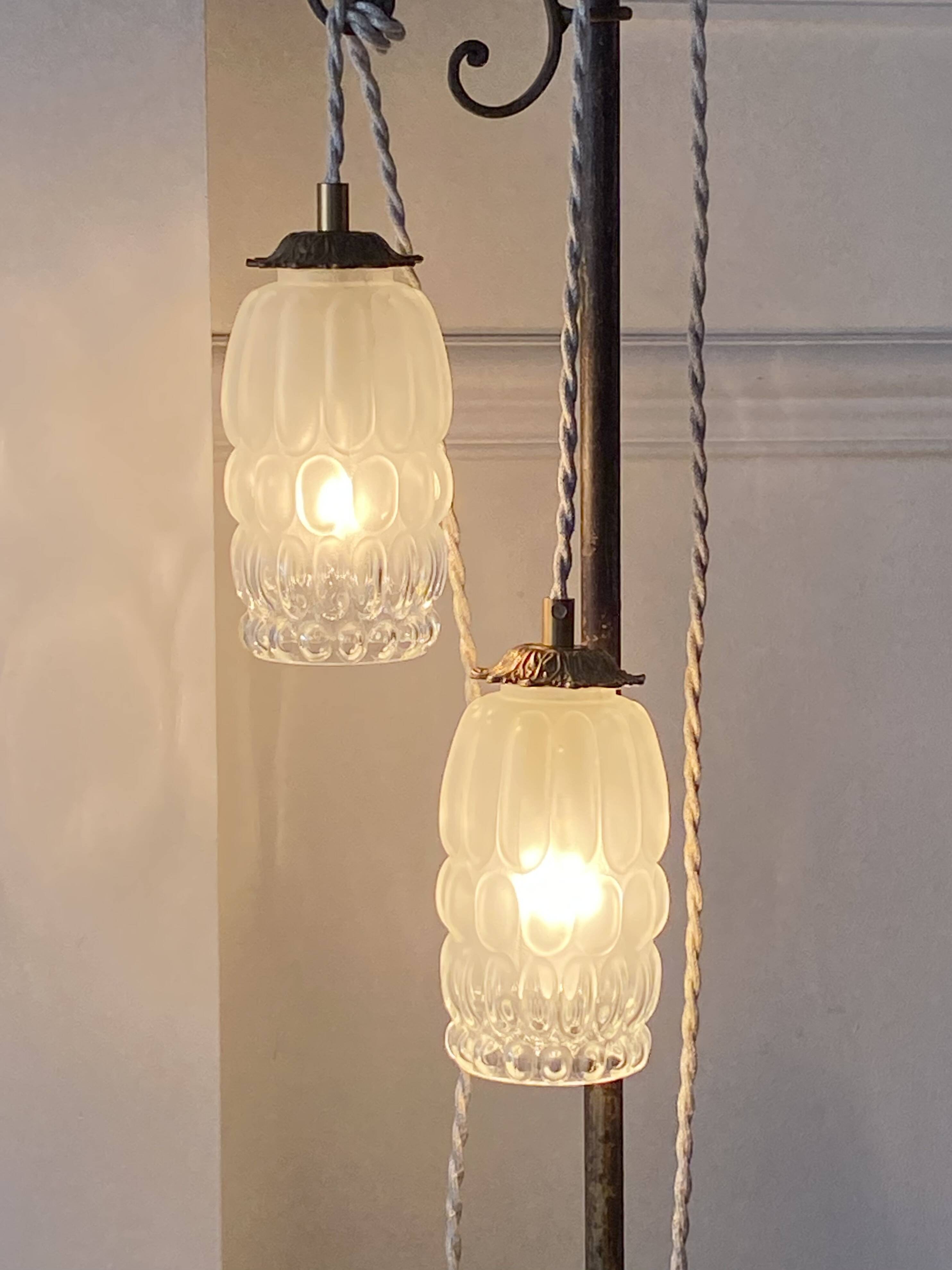 Pair of Art Deco portable lamps