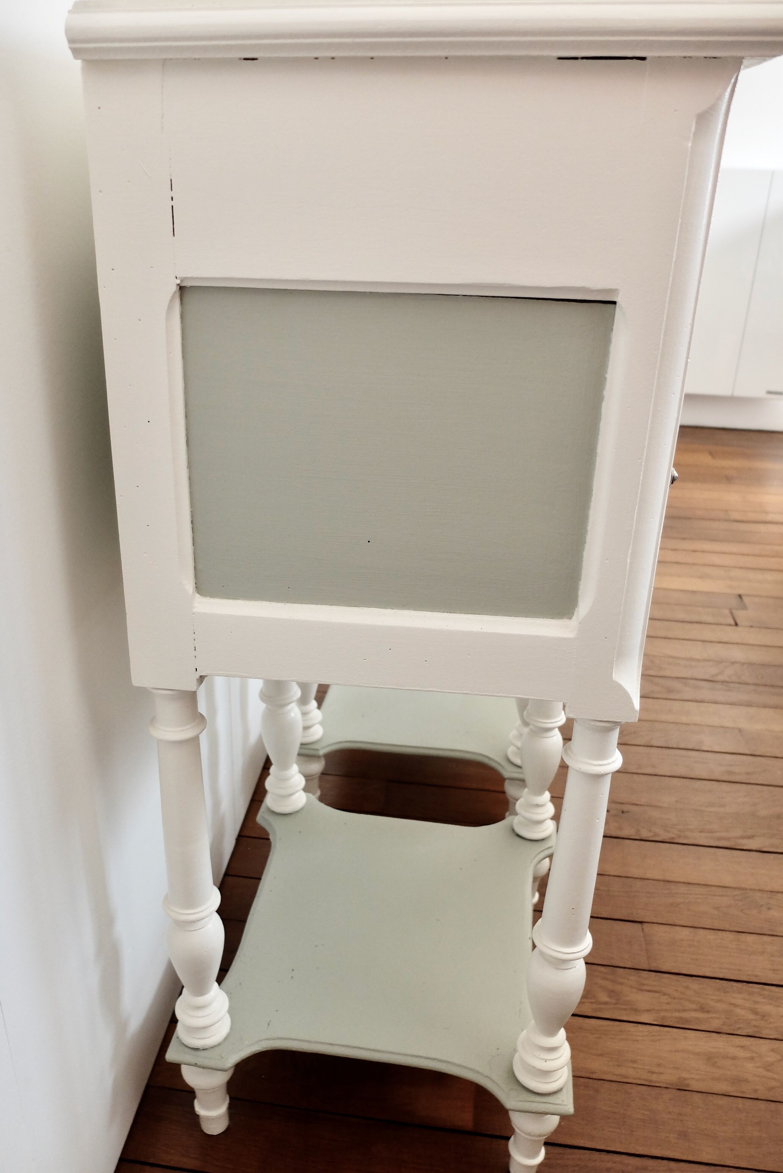 Bedside tables marble wood