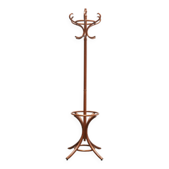 Vintage wooden parrot coat rack