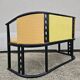 Canapé Jugendstil Josef Hoffmann curved wood beech