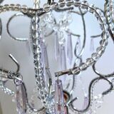 Lampshade hat chandelier pendant ceiling light decorative lamp with pearls and tassels