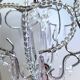 Lampshade hat chandelier pendant ceiling light decorative lamp with pearls and tassels