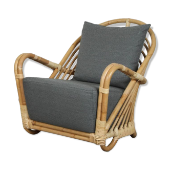 Rattan design Arne Jacobsen armchair model "charlottenborg"