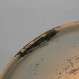 Nickel-plated bauhaus chandelier, czechoslovakia, 1930s