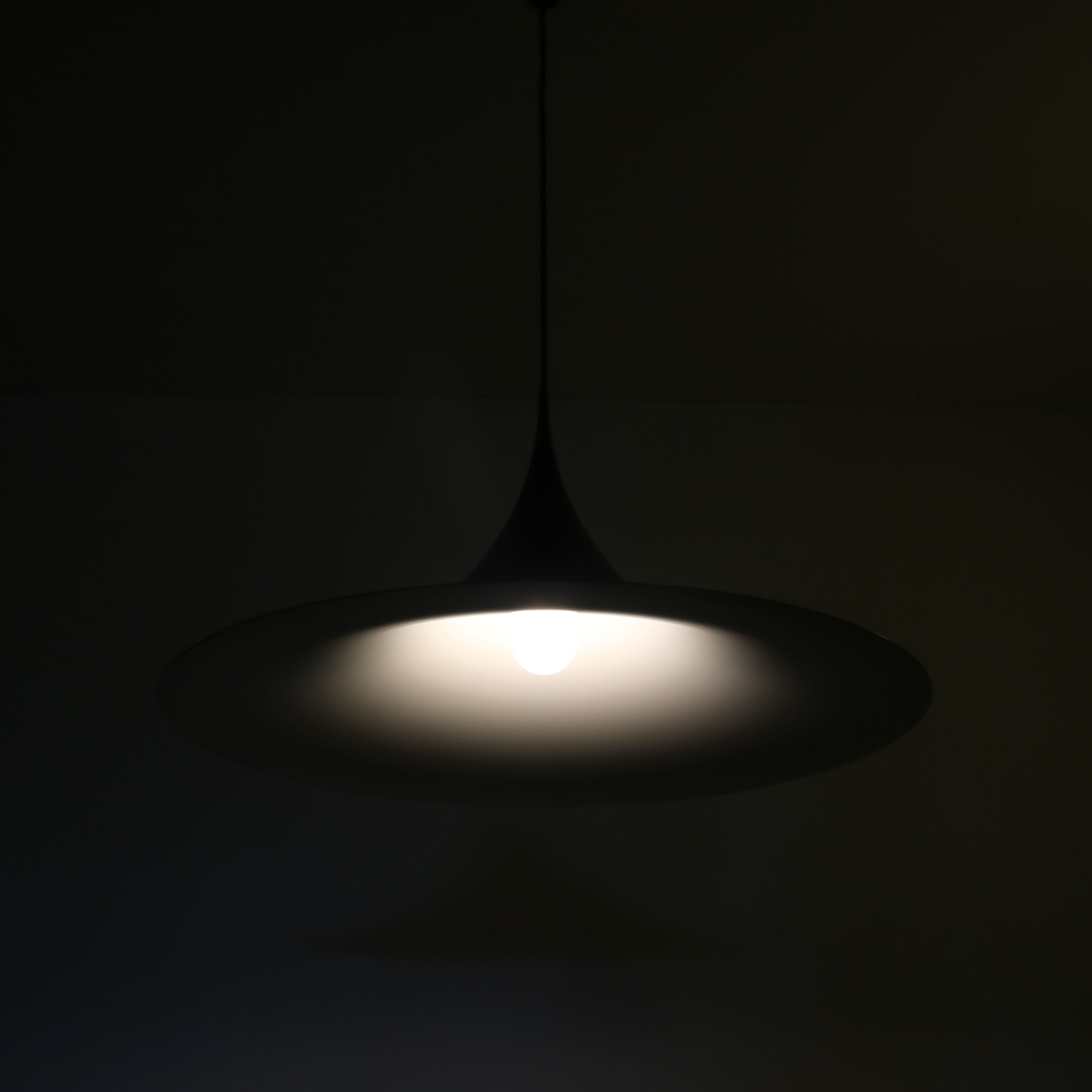 1960s “Semi” hanging lamp by Claus Bonderup & Thorsten Thorup for Fog & Morup, Denmark