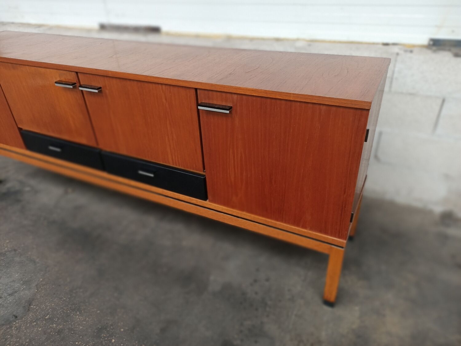 Scandinavian teak row