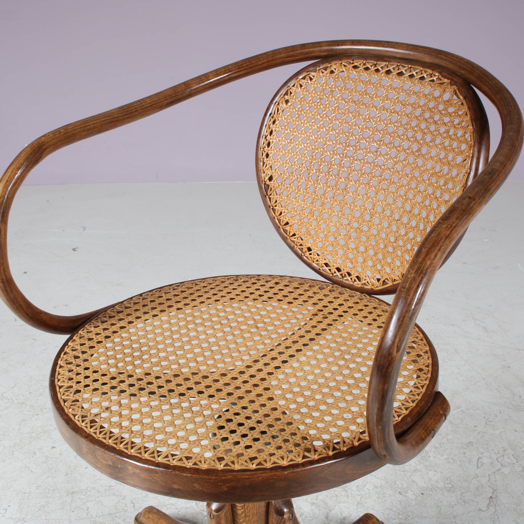 1950s desk chair “5501” by Thonet for ZPM Radomsko, Poland