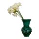 Vase vintage art déco en céramique verte
