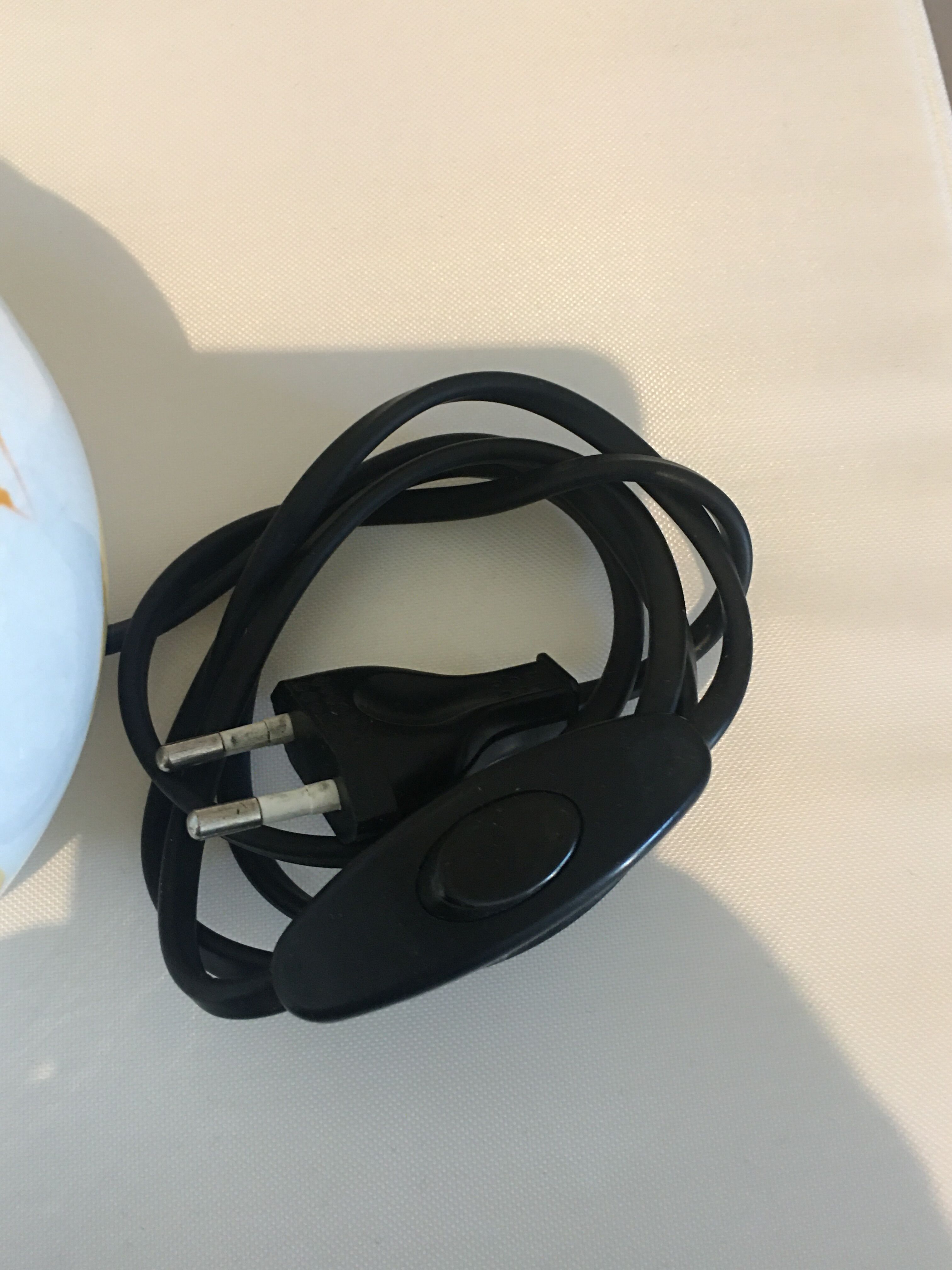 Pied de lampe « feuilles »