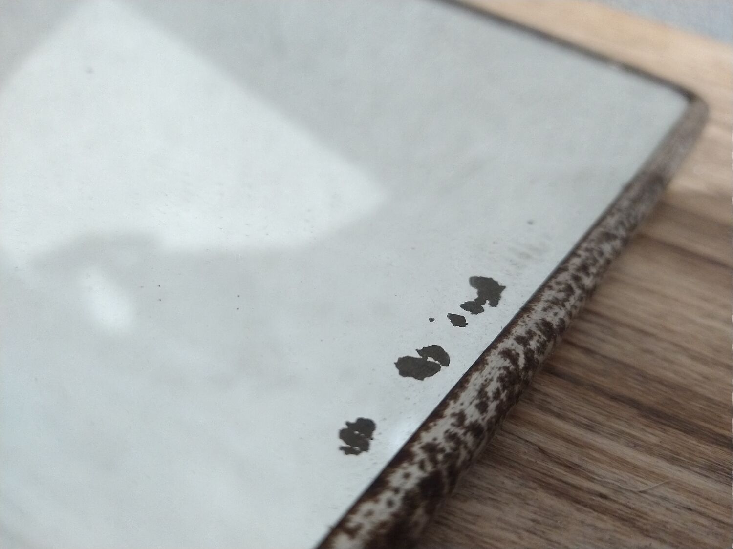 Vintage barber mirror