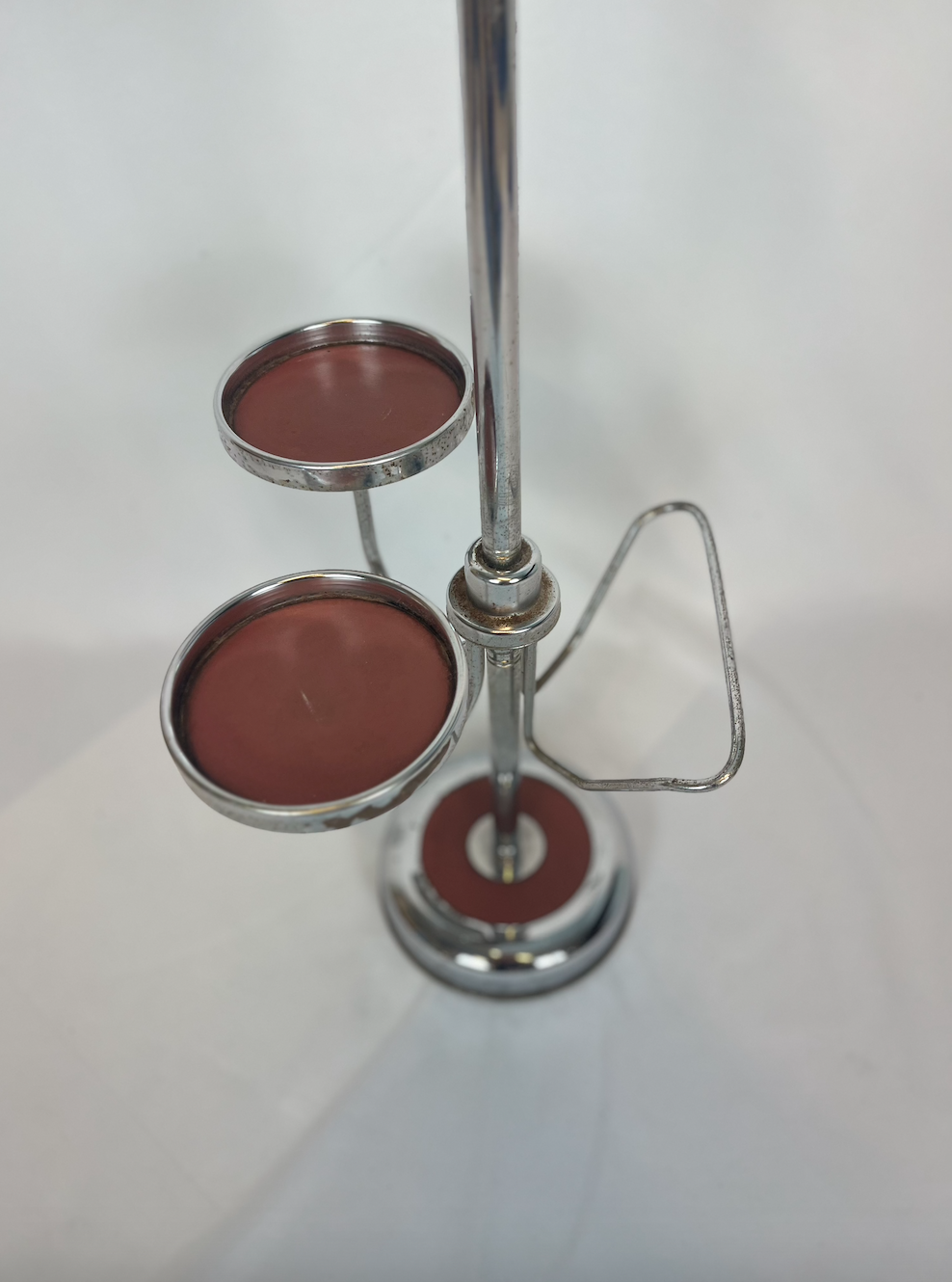 Vintage stand ashtray magazine holder