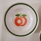 Moulins des loups plate and dish, apple pattern
