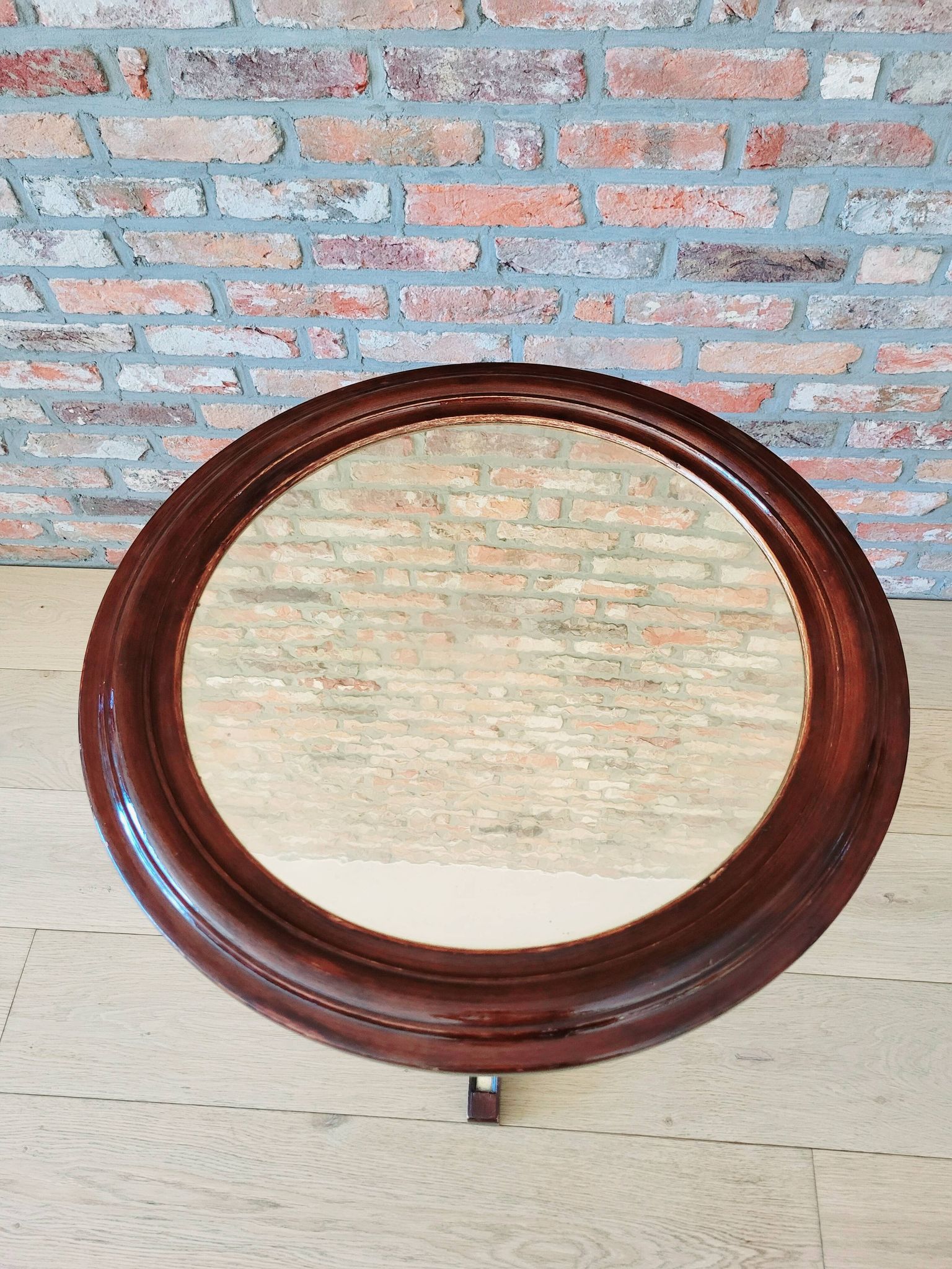 Round side table in Empire style, Hollywood Regency