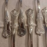 Antique flatware set for 51 place settings