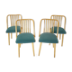 Ensemble de quatre chaises Antonin Suman des années 1960 , Tchécoslovaquie