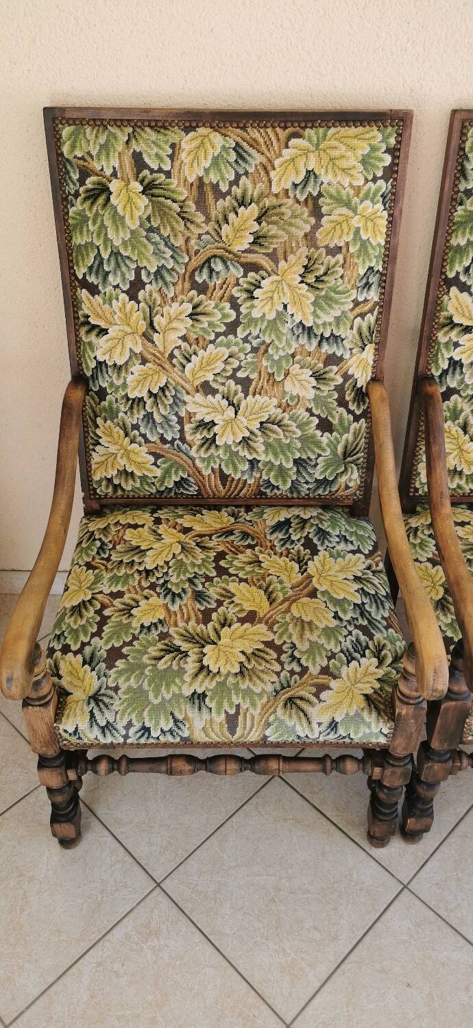 Fauteuils style Louis XIII