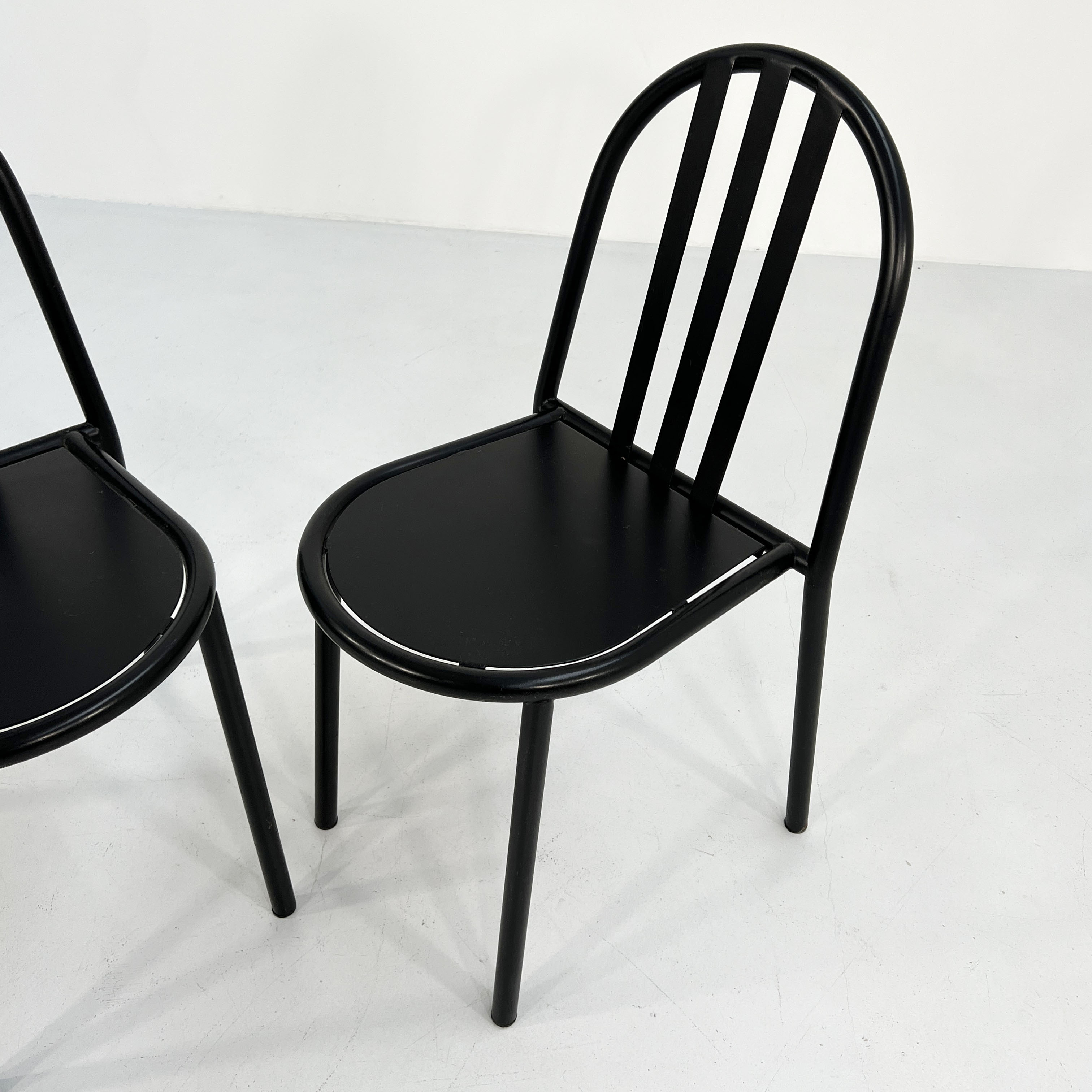Set of 4 chairs Nr 222 by Robert Mallet Stevens for Pallucco Italia, 1980