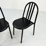 Set of 4 chairs Nr 222 by Robert Mallet Stevens for Pallucco Italia, 1980