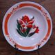 Vintage hollow plate in Chinese enamelled tin.
