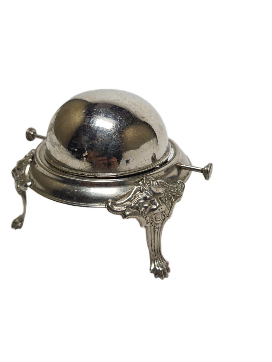 Art Deco brass caviar bowl, Sweden, 1950s